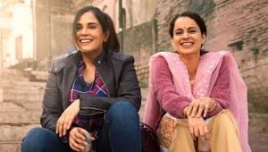 Richa Chadha and Kangana Ranaut feature on a new Panga poster. Richa Chadha and Kangana Ranaut feature on a new Panga poster.