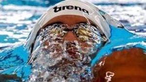 India's Srihari Nataraj competes during an event.(AP) India's Srihari Nataraj competes during an event.(AP)