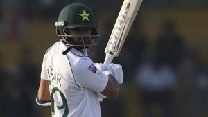Pakistani captain Azhar Ali hits a boundary.(AP) Pakistani captain Azhar Ali hits a boundary.(AP)