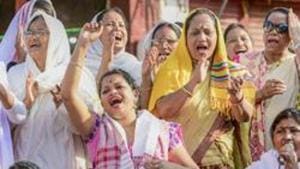 Women take part in a protest demonstration against the Citizenship Amendement Act (CAA), Sivasagar, Assam, December 18, 2019.(PTI) Women take part in a protest demonstration against the Citizenship Amendement Act (CAA), Sivasagar, Assam, December 18, 2019.(PTI)