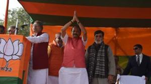 Das is facing a tough contest from his pocket borough Jamshedpur East by BJP rebel Saryu Roy, a minister in the outgoing Raghubar cabinet.(@dasraghubar) Das is facing a tough contest from his pocket borough Jamshedpur East by BJP rebel Saryu Roy, a minister in the outgoing Raghubar cabinet.(@dasraghubar)