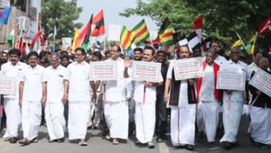 As the senior leaders held placards against CAA and the workers shouted slogans against the contentious act while marching.(ANI/ Twitter) As the senior leaders held placards against CAA and the workers shouted slogans against the contentious act while marching.(ANI/ Twitter)