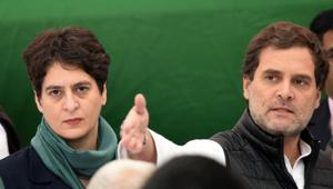 Rahul Gandhi attends the Congress party’s protest at Rajghat in New Delhi on Monday.(RAJ K RAJ/HT PHOTO.) Rahul Gandhi attends the Congress party’s protest at Rajghat in New Delhi on Monday.(RAJ K RAJ/HT PHOTO.)