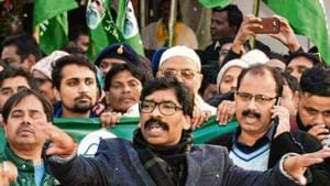 JMM emerged as the single largest party with 30 seats; its key ally, the Congress, bagged 16(PTI) JMM emerged as the single largest party with 30 seats; its key ally, the Congress, bagged 16(PTI)