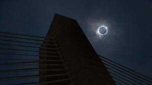 The solar eclipse will begin at 8:20:08 am and end at 11:29:10 am on December 26.(AP file)