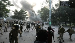 Violent protests erupted across Uttar Pradesh after the Friday namaz on December 20.(HT File)