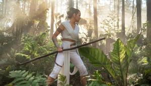 This image released by Disney/Lucasfilm shows Daisy Ridley as Rey in a scene from Star Wars: The Rise of Skywalker.(AP) This image released by Disney/Lucasfilm shows Daisy Ridley as Rey in a scene from Star Wars: The Rise of Skywalker.(AP)