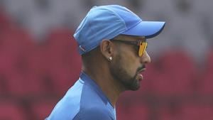 File image of India cricketer Shikhar Dhawan.(AP) File image of India cricketer Shikhar Dhawan.(AP)