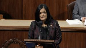 Jayapal has been a strong ally of India, Indians and Indian Americans, and demonstrably(AP) Jayapal has been a strong ally of India, Indians and Indian Americans, and demonstrably(AP)