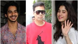Ishaan Khatter, Karan Johar and Janhvi Kapoor at Zoya Akhtar’s party. Ishaan Khatter, Karan Johar and Janhvi Kapoor at Zoya Akhtar’s party.