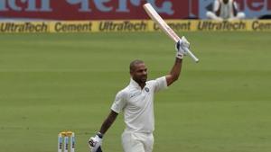 A file photo of Shikhar Dhawan.(Twitter) A file photo of Shikhar Dhawan.(Twitter)