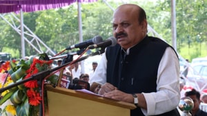 Home Minister Basavaraj Bommai objected to the term ‘Detention Centre’.(Twitter photo/ @BSBommai) Home Minister Basavaraj Bommai objected to the term ‘Detention Centre’.(Twitter photo/ @BSBommai)