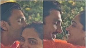 Deepika Padukone and Ranveer Singh pose for special Christmas pictures. Deepika Padukone and Ranveer Singh pose for special Christmas pictures.