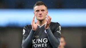 Leicester City's Jamie Vardy applauds fans after the match(Action Images via Reuters) Leicester City's Jamie Vardy applauds fans after the match(Action Images via Reuters)