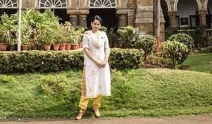 Kangana Ranaut at CSMT on December 23. Kangana Ranaut at CSMT on December 23.