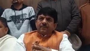 Uttar Pradesh minister Kapil Dev Agarwal.(ANI Photo.) Uttar Pradesh minister Kapil Dev Agarwal.(ANI Photo.)