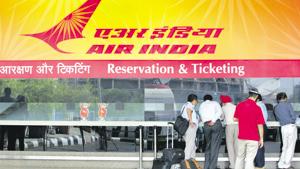 Air India (AI) has stopped issuing air tickets to government agencies on credit basis.(Sattish Bate/Hindustan Times) Air India (AI) has stopped issuing air tickets to government agencies on credit basis.(Sattish Bate/Hindustan Times)