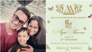 Arpita Khan and Aayush Sharma have become parents for the second time. Arpita Khan and Aayush Sharma have become parents for the second time.