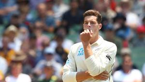 Mitchell Santner of New Zealand.(Getty Images) Mitchell Santner of New Zealand.(Getty Images)