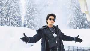 Shah Rukh Khan at the World Economic Forum in Davos, in 2018. ‘I hope Shah Rukh finds a script and a storyteller who can both reinvent the Shah Rukh Khan myth and honour it.’ Shah Rukh Khan at the World Economic Forum in Davos, in 2018. ‘I hope Shah Rukh finds a script and a storyteller who can both reinvent the Shah Rukh Khan myth and honour it.’