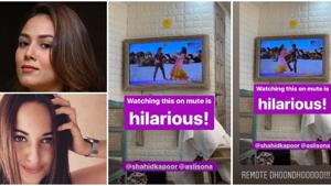 Sonakshi Sinha and Mira Rajput had a funny interaction on Instagram over a song featuring the Dabangg 3 actor and Shahid Kapoor. Sonakshi Sinha and Mira Rajput had a funny interaction on Instagram over a song featuring the Dabangg 3 actor and Shahid Kapoor.
