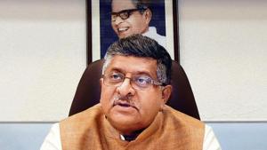 Union minister Ravi Shankar Prasad said the government was committed to going ahead with NRC, but only after undertaking due legal processes and talking to all stakeholders.(Parwaz Khan / Hindustan Times)