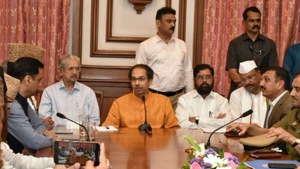 The Sena, which is headed by Thackeray, is expected to retain some of its ministers in the previous government with the Bharatiya Janata Party (BJP). It will also induct some fresh faces this time. (Photo @OfficeofUT) The Sena, which is headed by Thackeray, is expected to retain some of its ministers in the previous government with the Bharatiya Janata Party (BJP). It will also induct some fresh faces this time. (Photo @OfficeofUT)