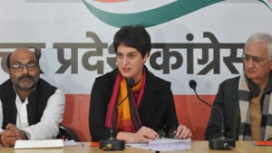 AICC General secretary and U P in-charge Priyanka Gandhi Vadra while addressing a press conference at UPCC headquarter on Monday, December 30,2019. (Deepak Gupta/HT Photo) AICC General secretary and U P in-charge Priyanka Gandhi Vadra while addressing a press conference at UPCC headquarter on Monday, December 30,2019. (Deepak Gupta/HT Photo)