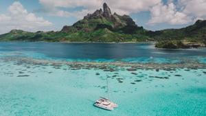 Bora Bora, the tiny French Polynesian island has vast blue beaches and is nature at its best for a destination wedding setting.(Unsplash) Bora Bora, the tiny French Polynesian island has vast blue beaches and is nature at its best for a destination wedding setting.(Unsplash)