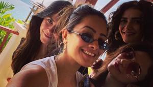 In a viral video, Anita Hassanandani, Karishma Tanna and Ridhima Pandit were seen doing the naagin dance in a swimming pool. In a viral video, Anita Hassanandani, Karishma Tanna and Ridhima Pandit were seen doing the naagin dance in a swimming pool.