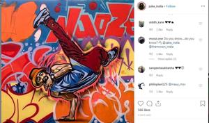 Zake’s art is all over the city. Check out his most iconic walls, on his Insta page. Zake’s art is all over the city. Check out his most iconic walls, on his Insta page.