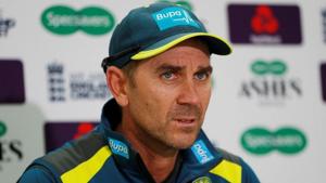Australia head coach Justin Langer during the press conference.(Action Images via Reuters) Australia head coach Justin Langer during the press conference.(Action Images via Reuters)
