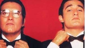 Akshaye Khanna with father Vinod Khanna. Akshaye Khanna with father Vinod Khanna.