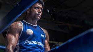 Farhan Akhtar in Toofan. Farhan Akhtar in Toofan.