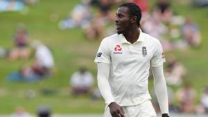 England's Jofra Archer during the match.(REUTERS) England's Jofra Archer during the match.(REUTERS)