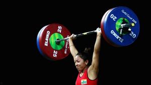 File image of India weightlifter Mirabai Chanu.(Getty Images) File image of India weightlifter Mirabai Chanu.(Getty Images)