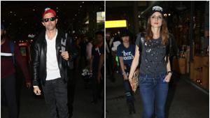 Hrithik Roshan and Sussanne Khan have returned from their New Year getaway.(Varinder Chawla) Hrithik Roshan and Sussanne Khan have returned from their New Year getaway.(Varinder Chawla)
