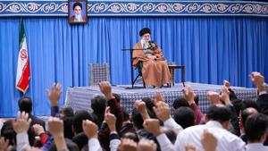 Iran's Supreme Leader Ayatollah Ali Khamenei delivers a speech during a gathering in Tehran, on January 1, 2020.(Reuters Photo) Iran's Supreme Leader Ayatollah Ali Khamenei delivers a speech during a gathering in Tehran, on January 1, 2020.(Reuters Photo)