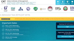 IIM CAT Result 2019(IIM)