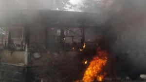 Three state transport corporation buses were torched in West Bengal after a bus ran over a school girl near Jalpaiguri Town.(HT PHOTO/File/Representational)