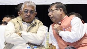 BJP MP Dilip Ghosh at a BJP workshop on Citizenship (Amendment) Act 2019, in Kolkata on Friday(ANI Photo) BJP MP Dilip Ghosh at a BJP workshop on Citizenship (Amendment) Act 2019, in Kolkata on Friday(ANI Photo)