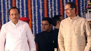 According to the list approved by the Maharashtra Chief Minister, his Deputy Chief Minister Ajit Pawar will head the finance and planning department and his son Aaditya Thackeray will be the new environment, tourism and protocol minister.(ANI PHOTO.) According to the list approved by the Maharashtra Chief Minister, his Deputy Chief Minister Ajit Pawar will head the finance and planning department and his son Aaditya Thackeray will be the new environment, tourism and protocol minister.(ANI PHOTO.)