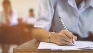 UP Board high school and intermediate 2020 exams will be held under strict vigil of CCTV cameras and digital voice recorders (DVRs) to check malpractices. (Representational image)(Shutterstock) UP Board high school and intermediate 2020 exams will be held under strict vigil of CCTV cameras and digital voice recorders (DVRs) to check malpractices. (Representational image)(Shutterstock)