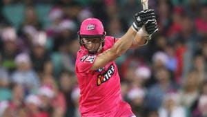 Sydney Sixers win the match.(Twitter) Sydney Sixers win the match.(Twitter)