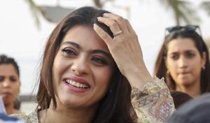 Kajol spotted promotes Tanhaji: The Unsung Warrior in Mumbai.(PTI) Kajol spotted promotes Tanhaji: The Unsung Warrior in Mumbai.(PTI)