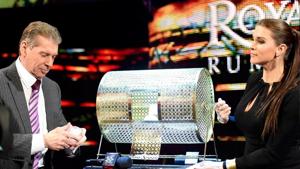 WWE Chairman Vince McMahon with Stephanie McMahon.(WWE) WWE Chairman Vince McMahon with Stephanie McMahon.(WWE)