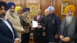 Pakistan’s deputy high commissioner Syed Haider Shah was summoned to the external affairs ministry hours after Shiromani Akali Dal president Sukhbir Singh Badal and other Sikh leaders wrote a letter to External Affairs Minister S Jaishankar demanding that India should seek action against those targeting Pakistani Sikhs(ANI) Pakistan’s deputy high commissioner Syed Haider Shah was summoned to the external affairs ministry hours after Shiromani Akali Dal president Sukhbir Singh Badal and other Sikh leaders wrote a letter to External Affairs Minister S Jaishankar demanding that India should seek action against those targeting Pakistani Sikhs(ANI)