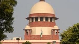 A bench led by Chief Justice of India SA Bobde told the government to file an affidavit in four weeks.(Amal KS/HT PHOTO) A bench led by Chief Justice of India SA Bobde told the government to file an affidavit in four weeks.(Amal KS/HT PHOTO)