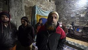 Arshad Hussain, the father of 22-year-old Anas seen at his residence in Bijnor.(Photo: Biplov Bhuyan/ Hindustan Times) Arshad Hussain, the father of 22-year-old Anas seen at his residence in Bijnor.(Photo: Biplov Bhuyan/ Hindustan Times)