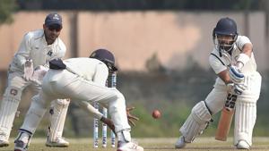 Punjab batsman Mandeep Singh.(PTI) Punjab batsman Mandeep Singh.(PTI)